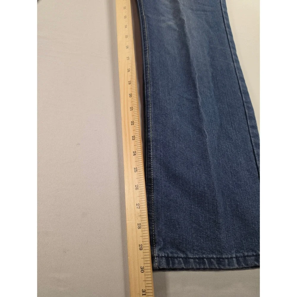 Ankor East Mens Straight Leg Blue Denim Jeans Medium Wash 36x34
